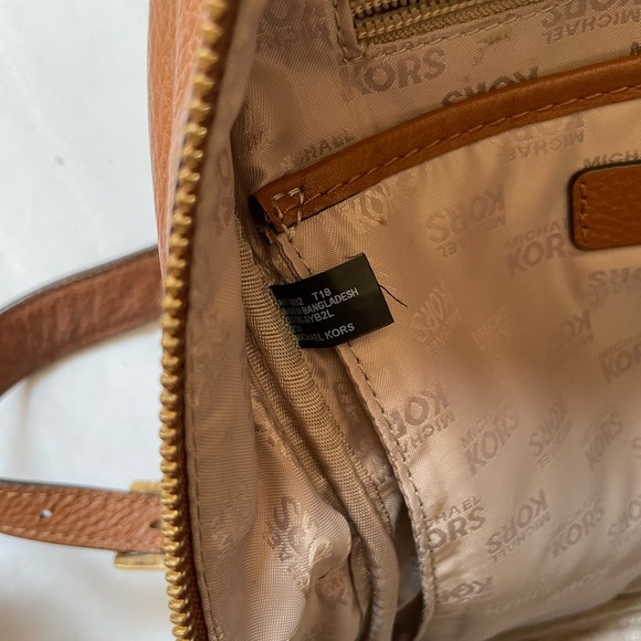 Michael Kors Women's Abbey Medium‎ Studded Leather Backpack Brown - Picture 11 of 16